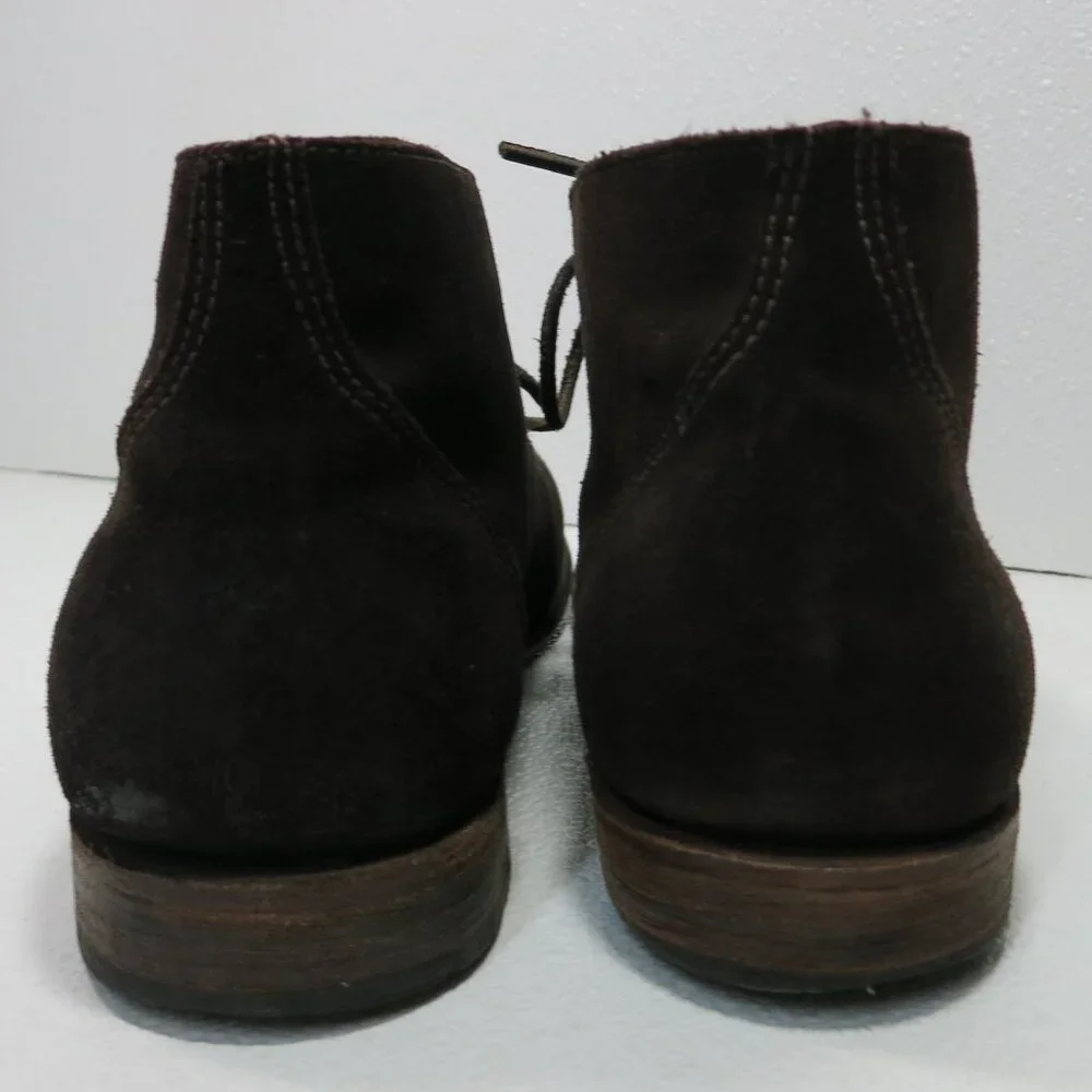 Vintage Suede Leather Chukka Boots Comfort Dress Footwear Shoes Men's 10.5 M